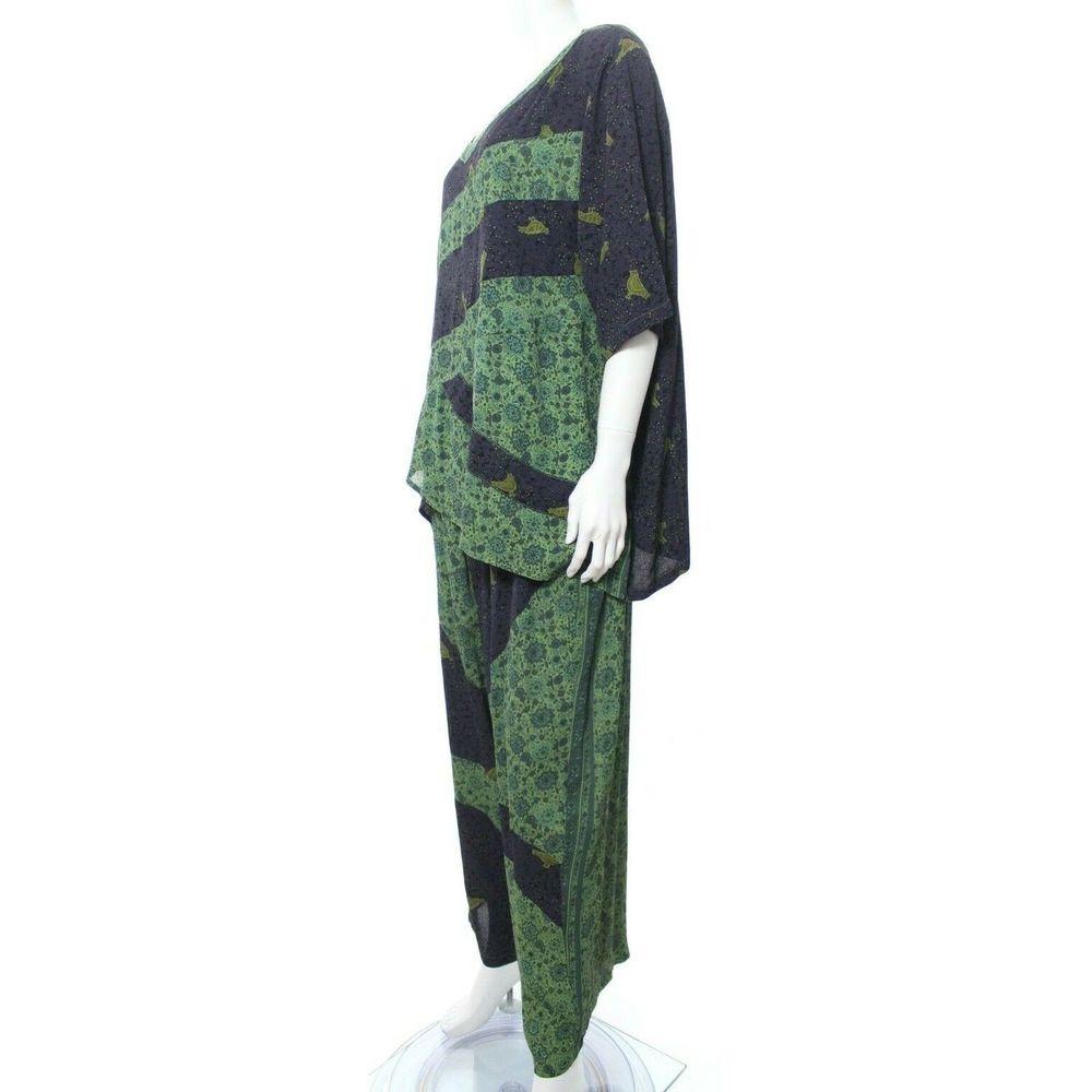 *RARE* Tienda Ho Pants Set Lagenlook Artsy Boho Comfy AF - Picture 3 of 10